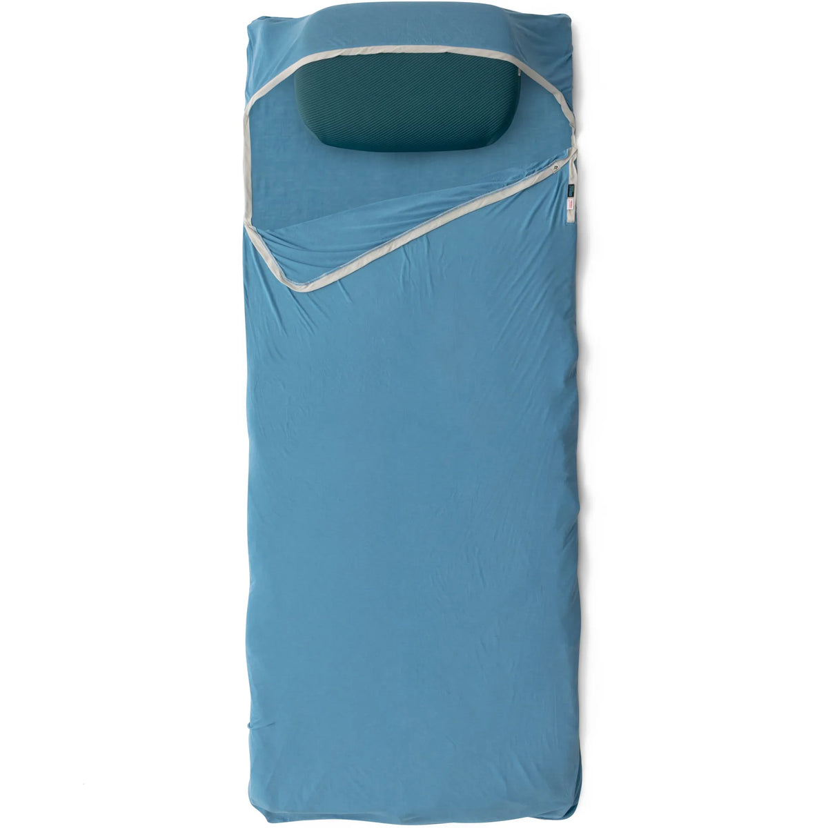 Sea To Summit Breeze Lightweight Sleeping Bag Liner - Rectangular w/ Pillow Sleeve Cendre Blue