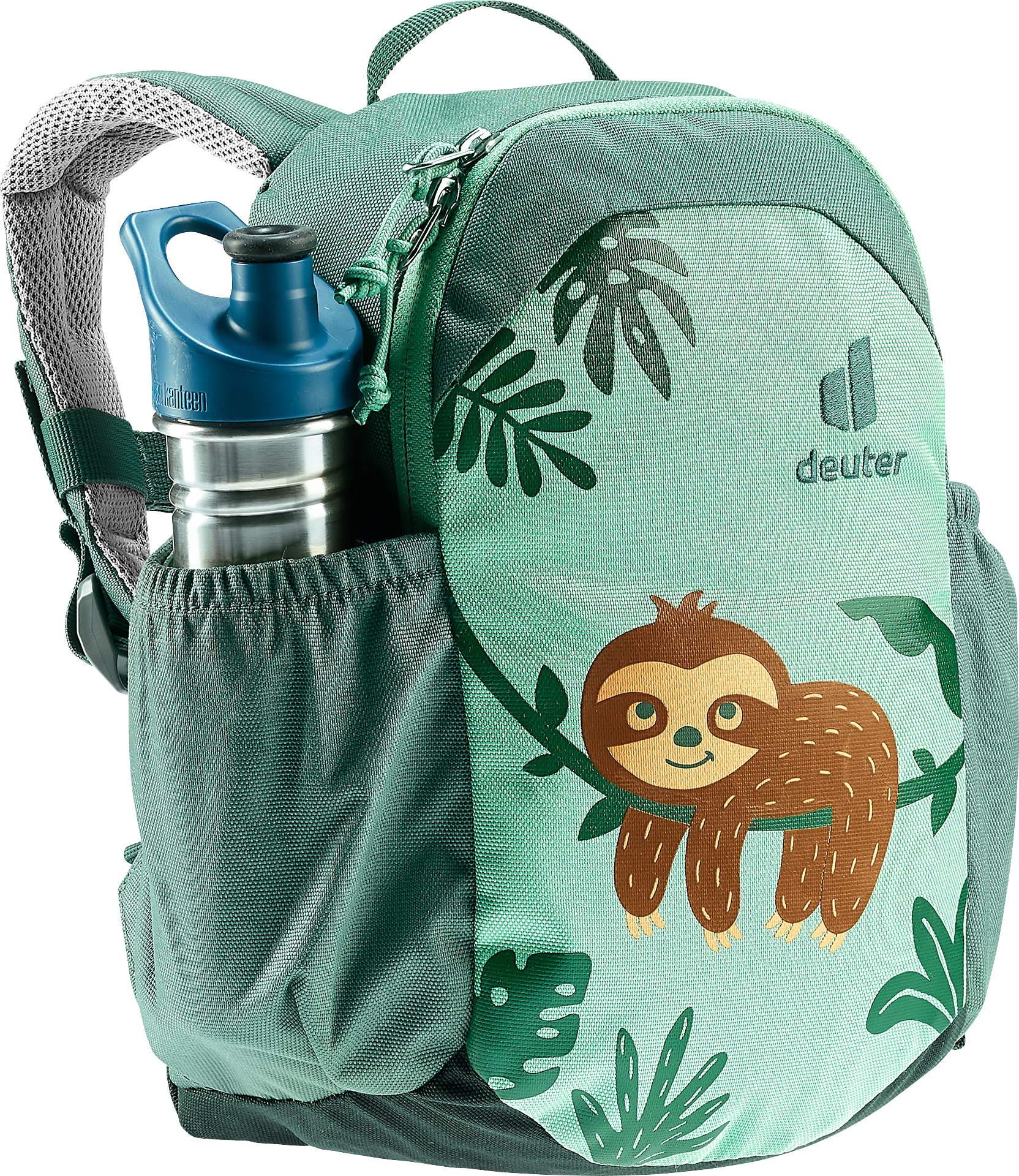 Deuter Pico Animal Theme Kids Padded 5 Litre Backpack - Sloth Spearmint Green