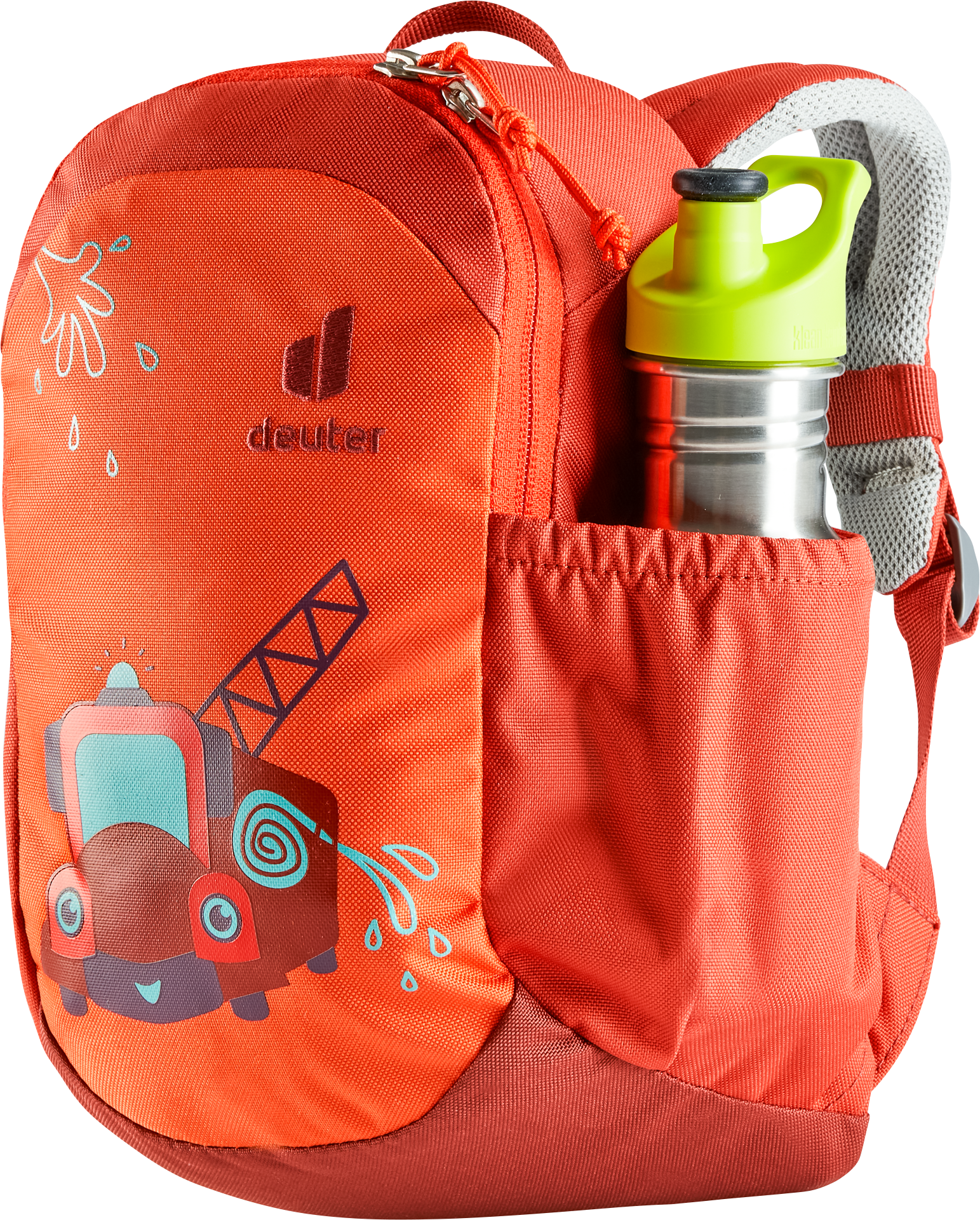 Deuter Pico Theme Kids Padded 5 Litre Backpack - Fire Engine Papaya Lava