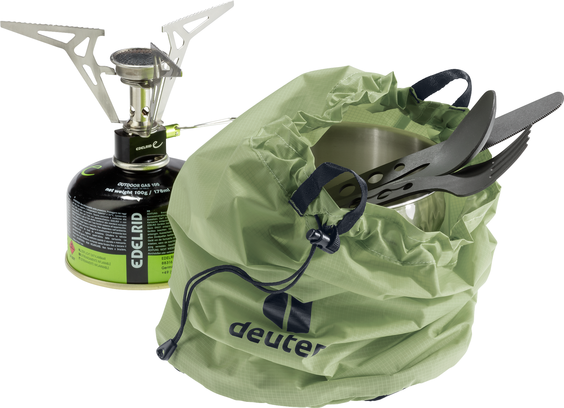Deuter Pack Sack 3 Camping Stuffsack - Grove Green