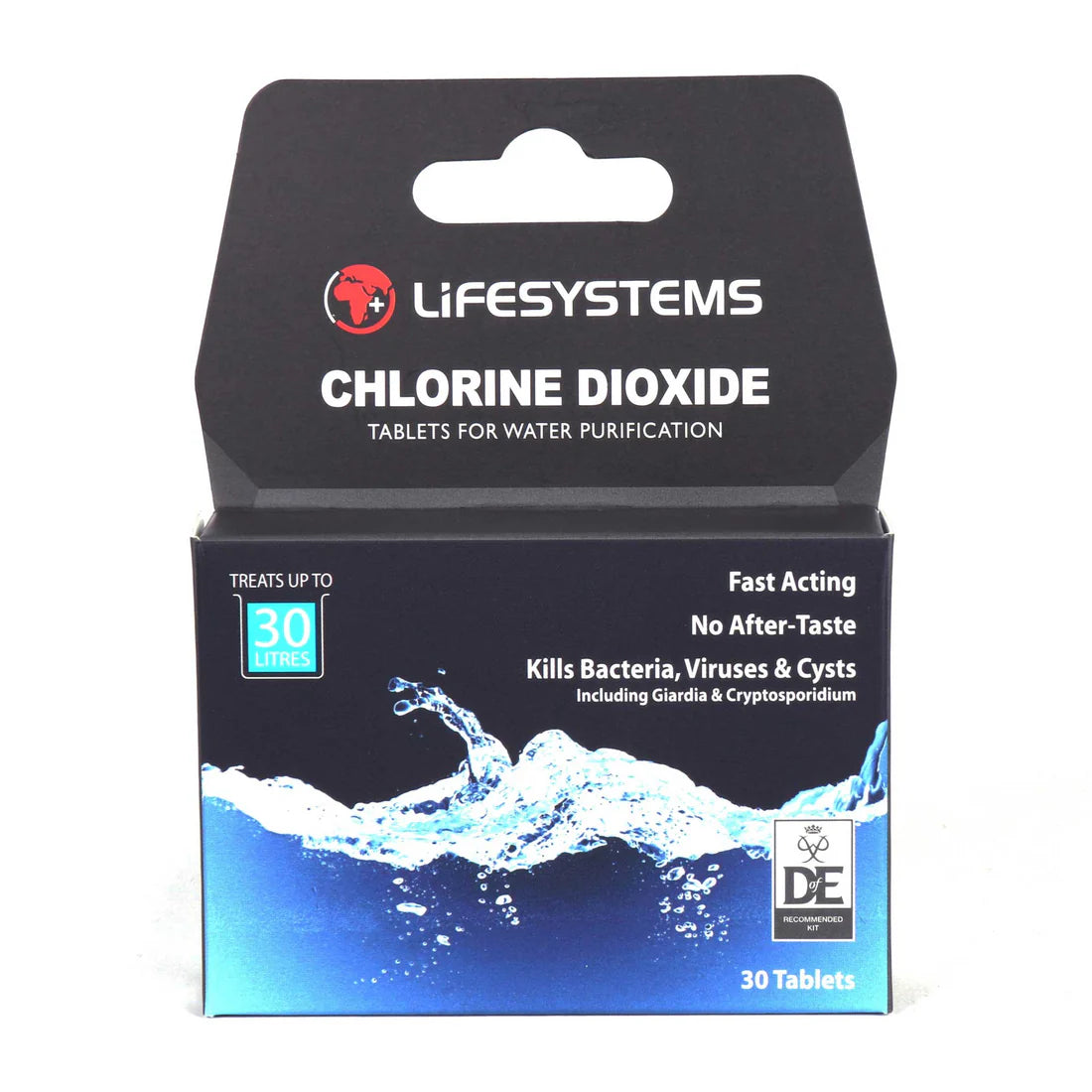Lifesystems Chlorine Dioxide Water Purification Tablets
