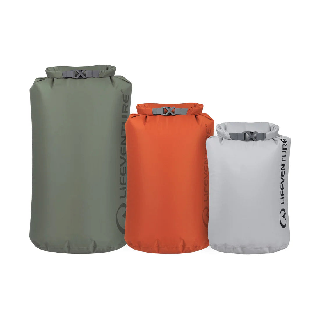 Lifeventure Stormlight Waterproof Dry Bags - 5L 10L 25L Multipack