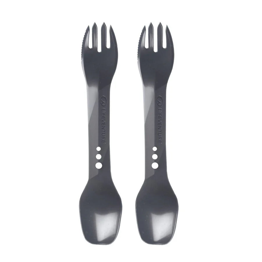 Lifeventure Ellipse Camping Spork - Graphite