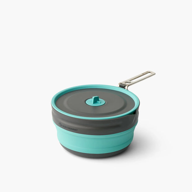 Sea To Summit Frontier Ultralight Collapsible 2.2L Pouring Pot - Aqua Sea Blue