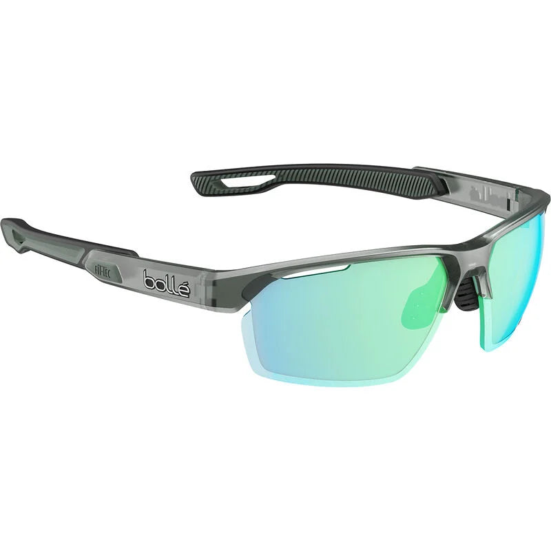 Bollé Victus Pro Photochromic Sunglasses - Black Frost Phantom Clear Green