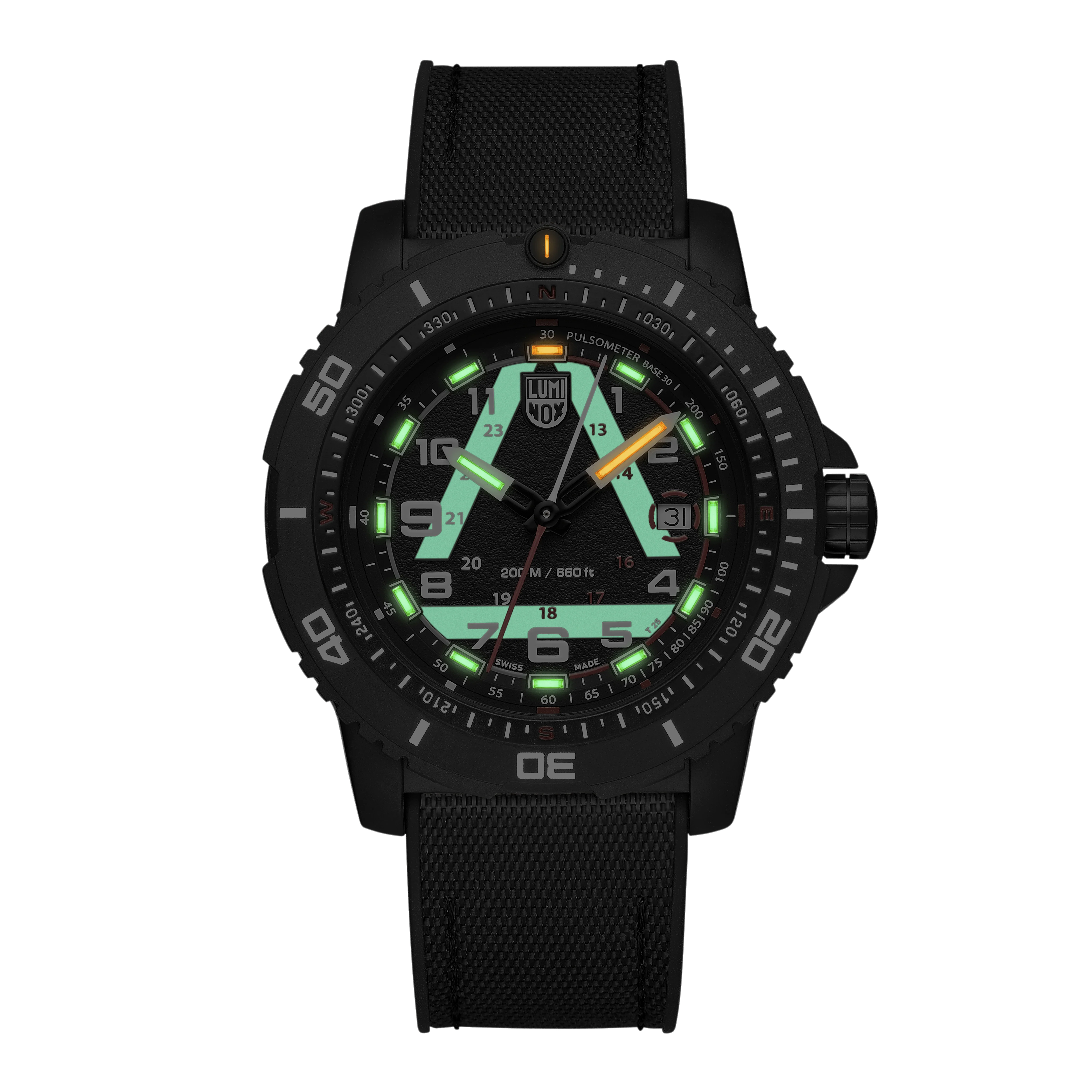 Luminox ICE-SAR 45 mm Outdoor Explorer Watch - Black