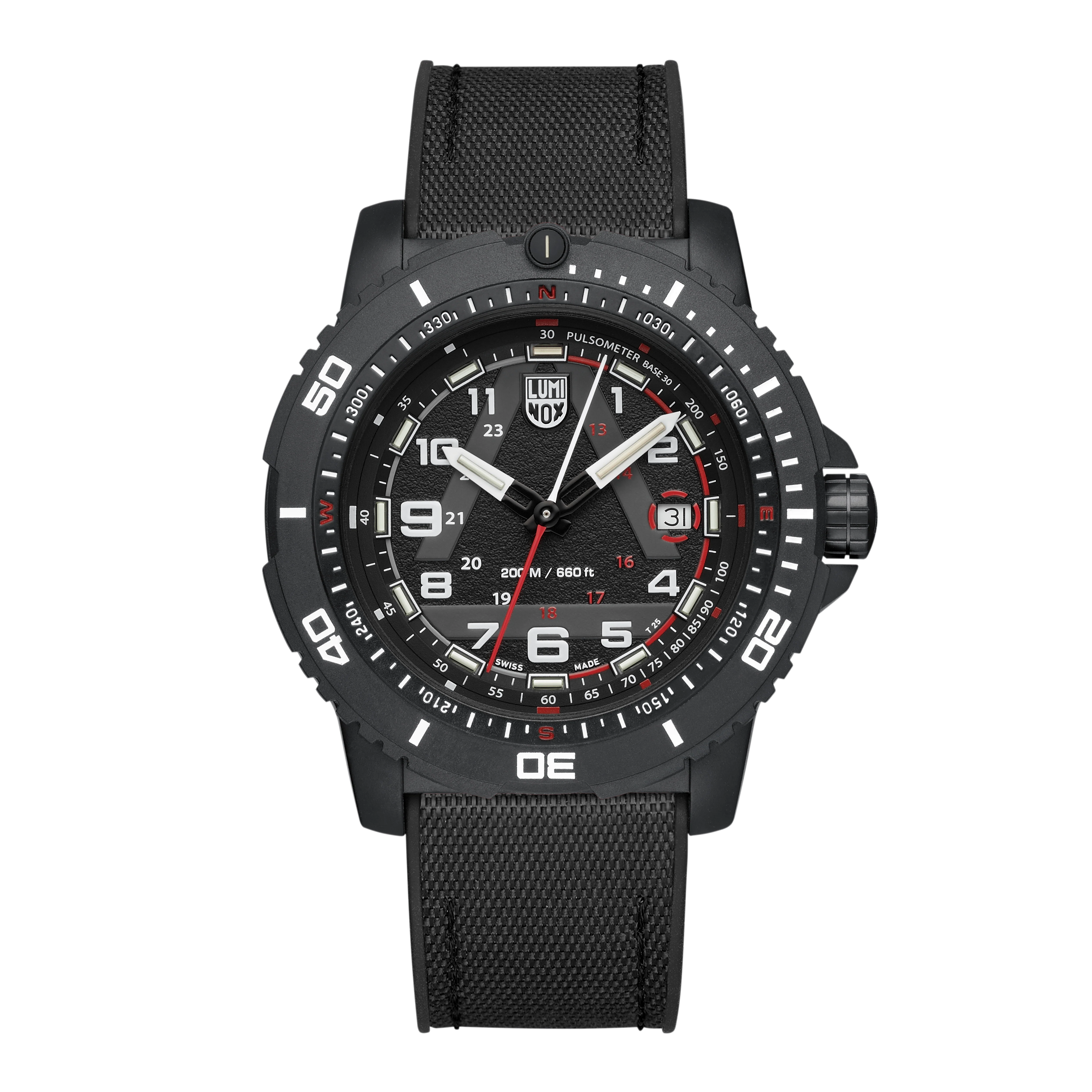 Luminox ICE-SAR 45 mm Outdoor Explorer Watch - Black