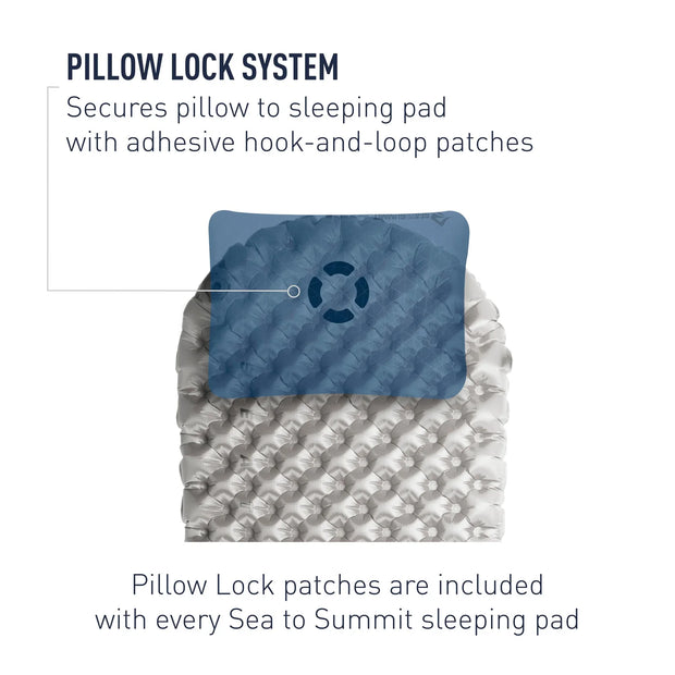 Sea To Summit Foam Core Camping Pillow - Large Navy Blue