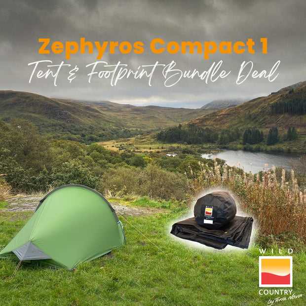 Wild Country Zephyros Compact 1 Tent + Footprint Bundle
