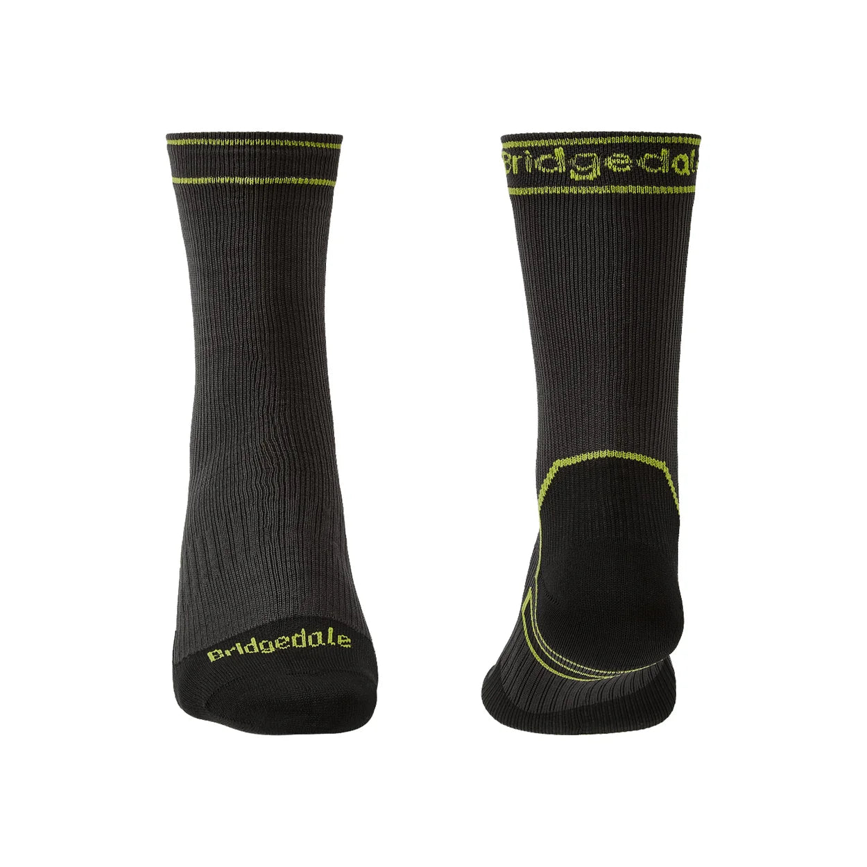 Bridgedale Men's StormSock Lightweight Waterproof Boot Socks - Dark Grey