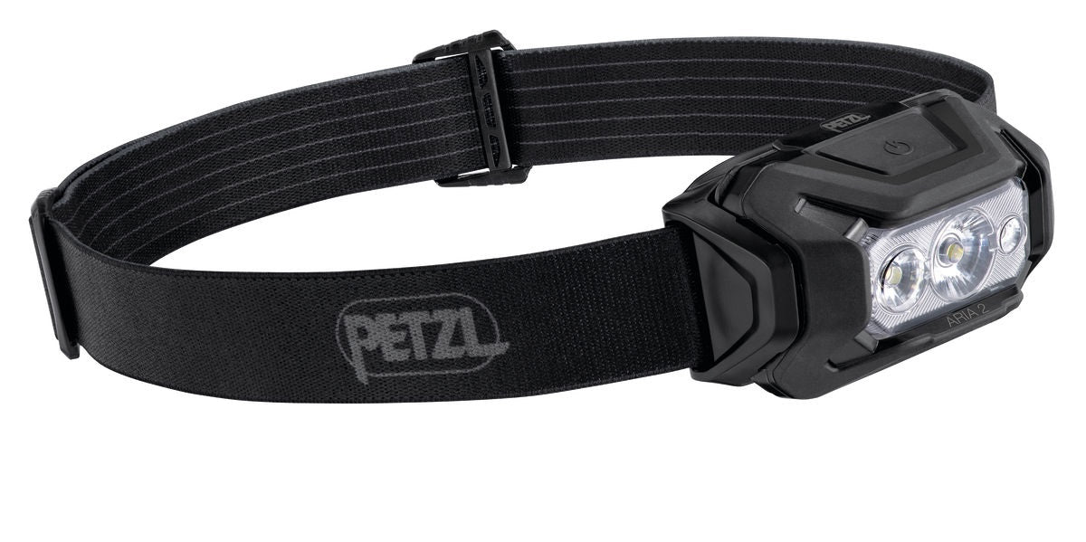 Petzl Aria RGB 450 Lumens Lightweight LED Headtorch Black
