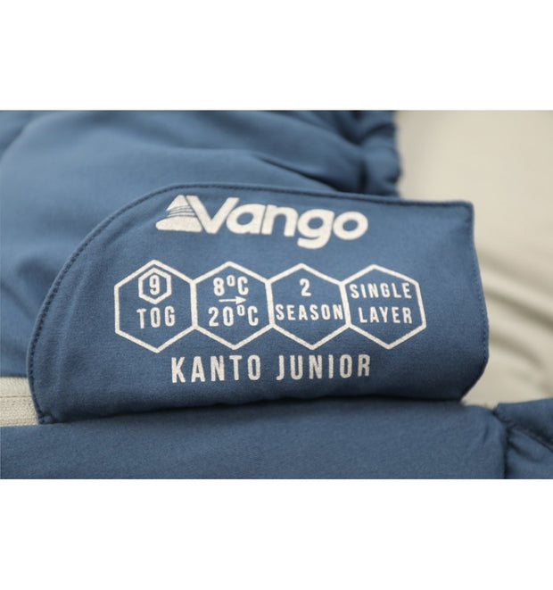 Vango Kanto Junior Sleeping Bag - Ink Blue