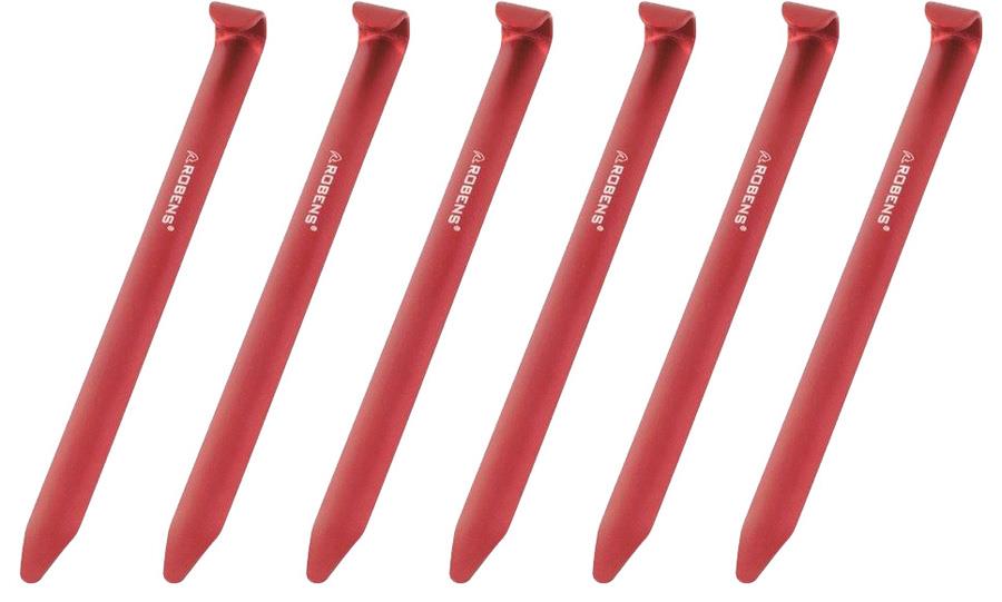 Robens Ultralite U-Stake Tent Peg (Pack of 6) - Red