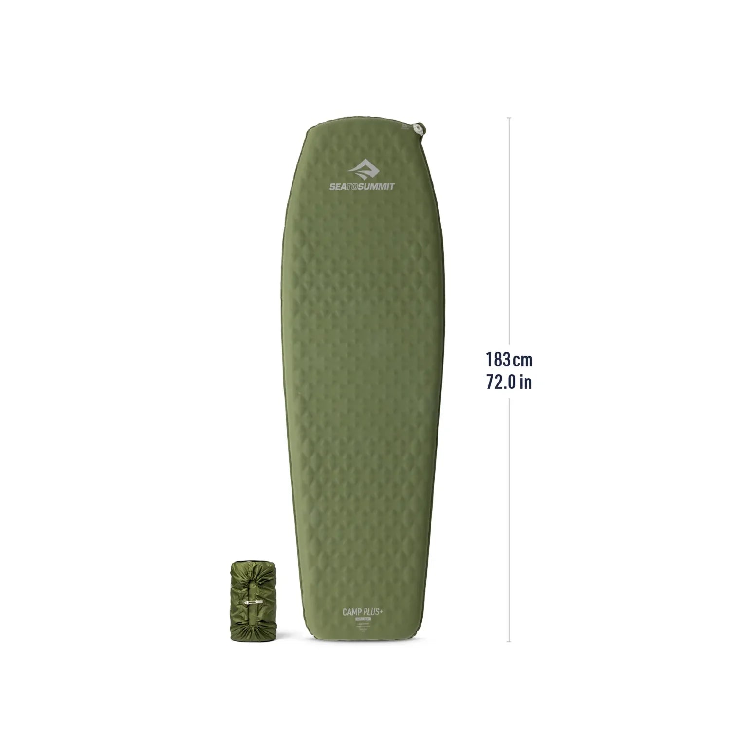 Sea To Summit Camp Plus Self-Inflating Sleeping Mat - Cypress Green Regular