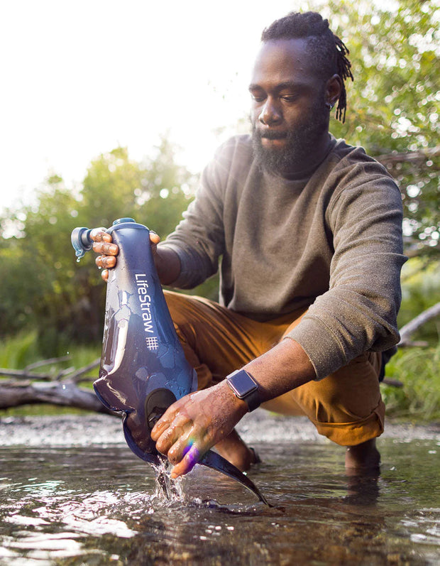 LifeStraw Peak Series 3L Gravity Water Filter System - Mountain Blue