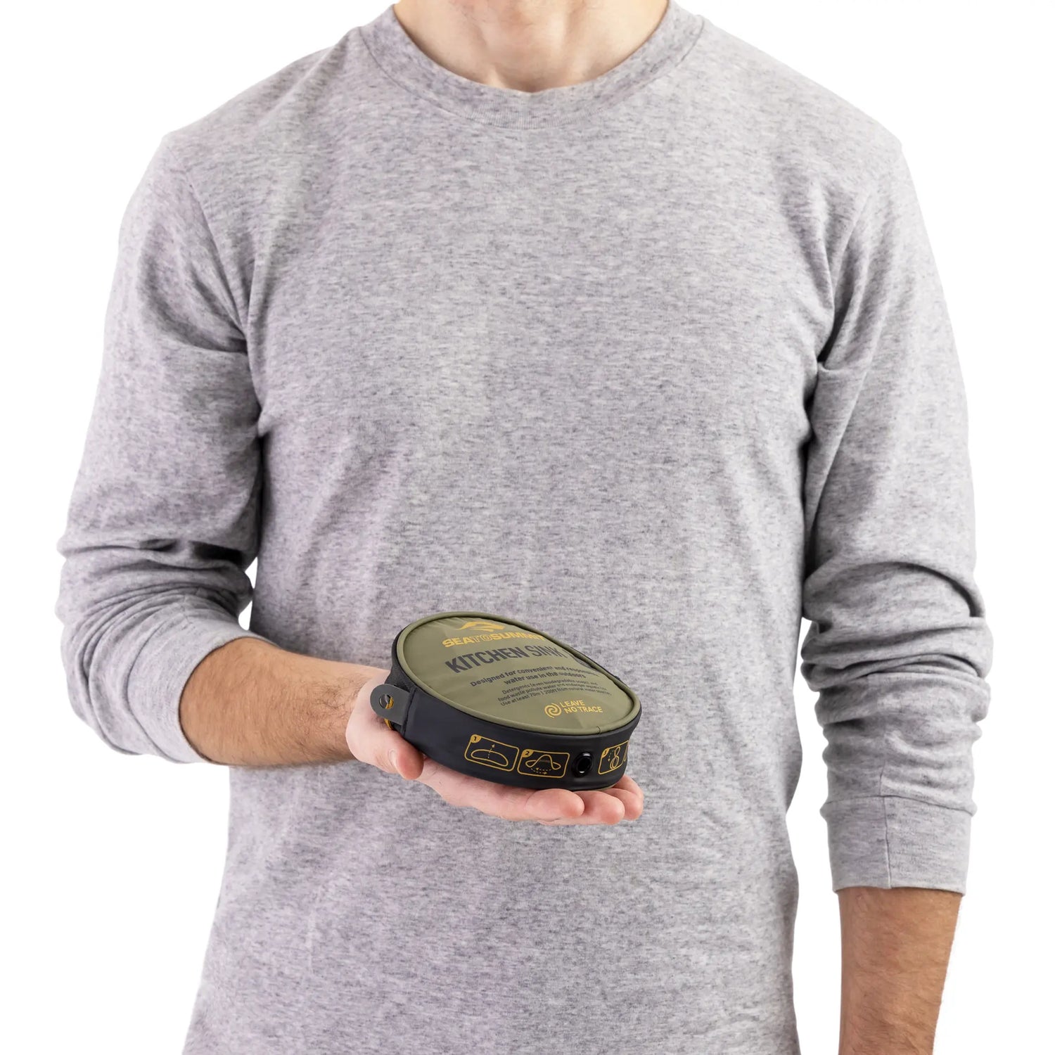 Sea To Summit Collapsible Backpacking Kitchen Sink - Burnt Olive