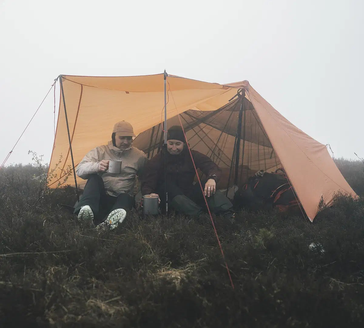 Robens Via 2 Ultra Lightweight 2 Person Trekking Pole Tent - Orange