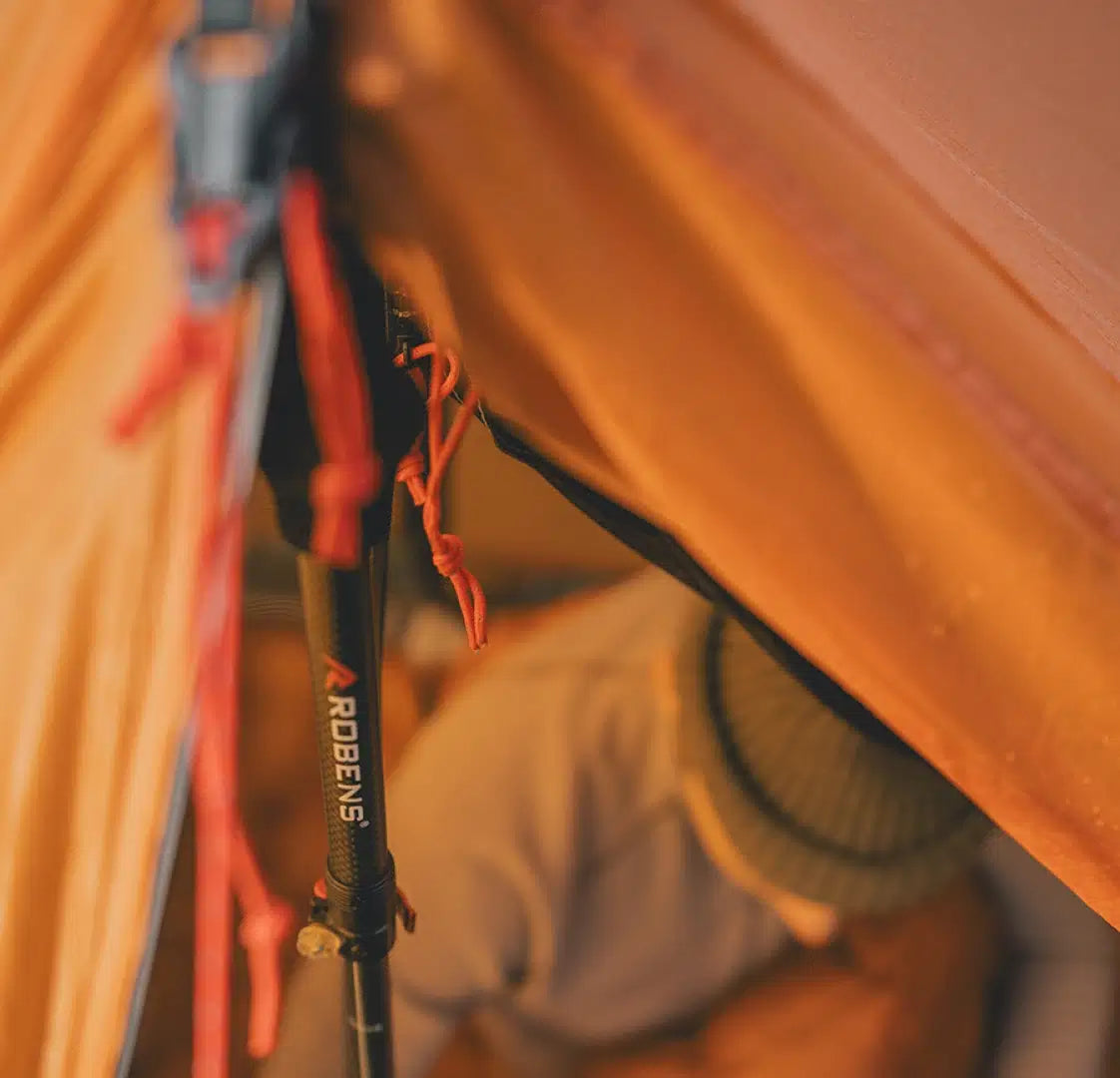 Robens Via 1 Ultra Lightweight 1 Person Trekking Pole Tent - Orange