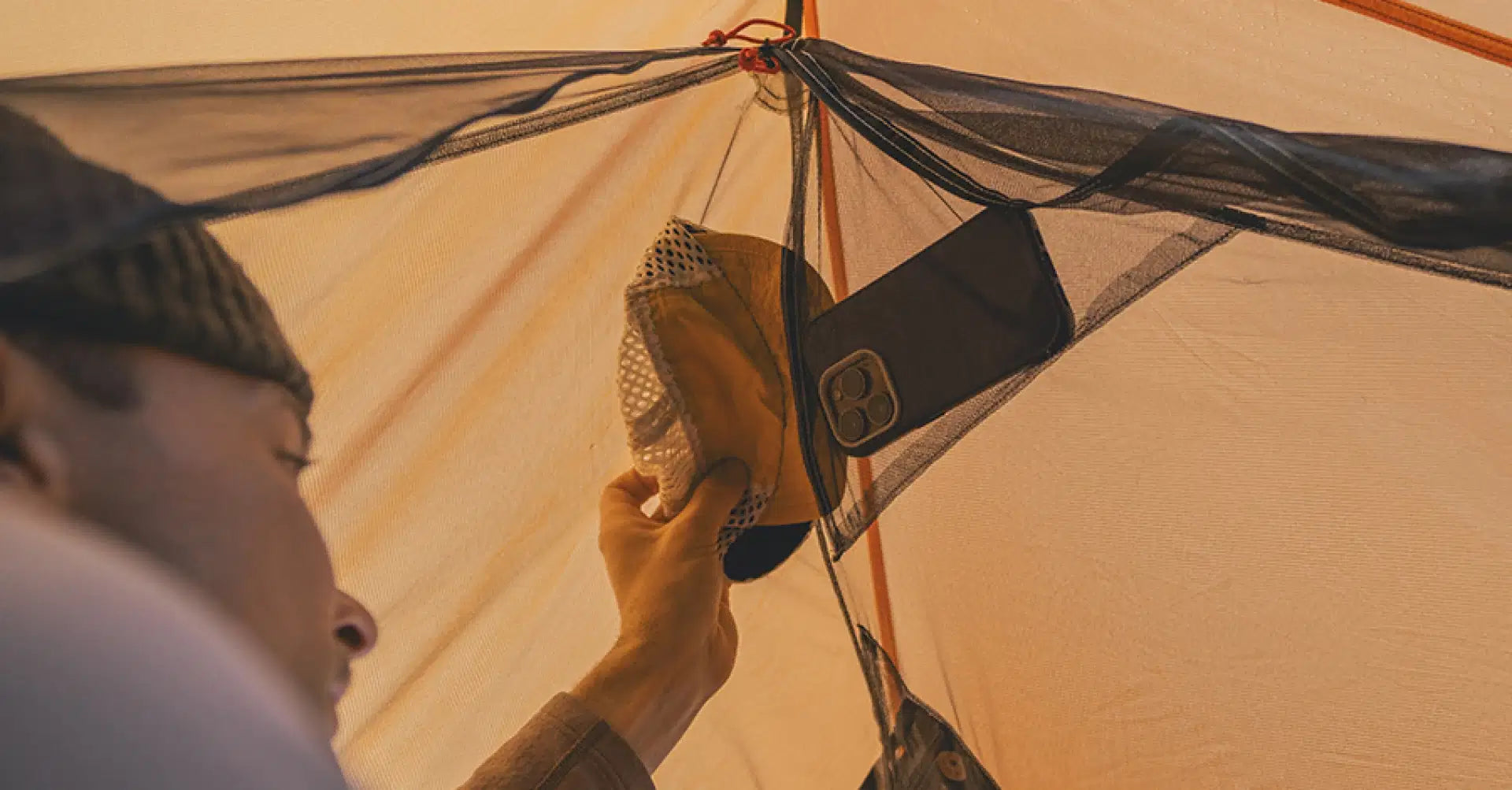 Robens Via 1 Ultra Lightweight 1 Person Trekking Pole Tent - Orange