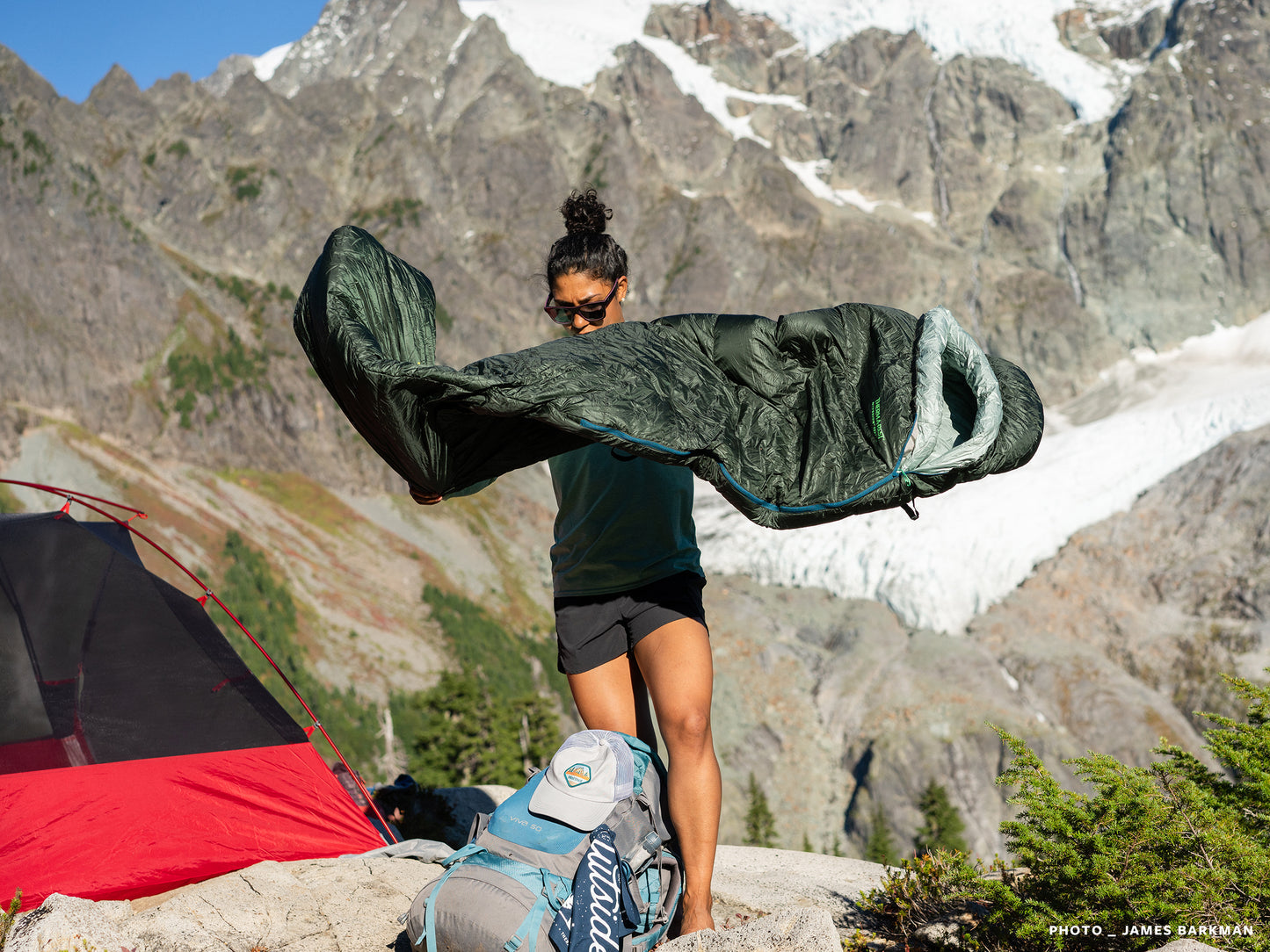 Therm-a-Rest Hyperion 32F/0C UL Down Sleeping Bag Regular - Black Forest