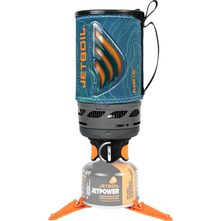 Jetboil Flash 1.0L Fast Boil System (2025) - Ocean Topo