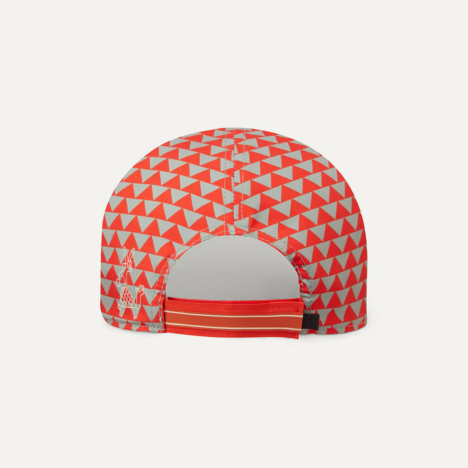 Sealskinz Ultra Lightweight Waterproof Foldable Running Cap - Wymondham Print Grey