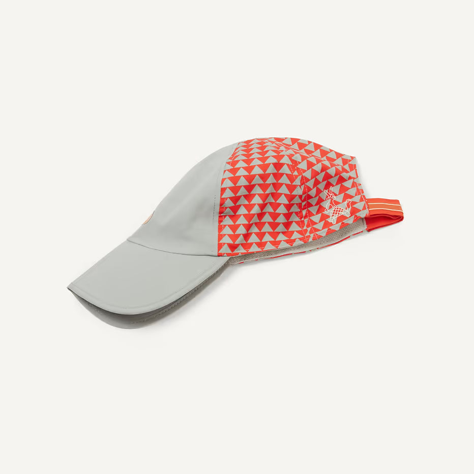 Sealskinz Ultra Lightweight Waterproof Foldable Running Cap - Wymondham Print Grey