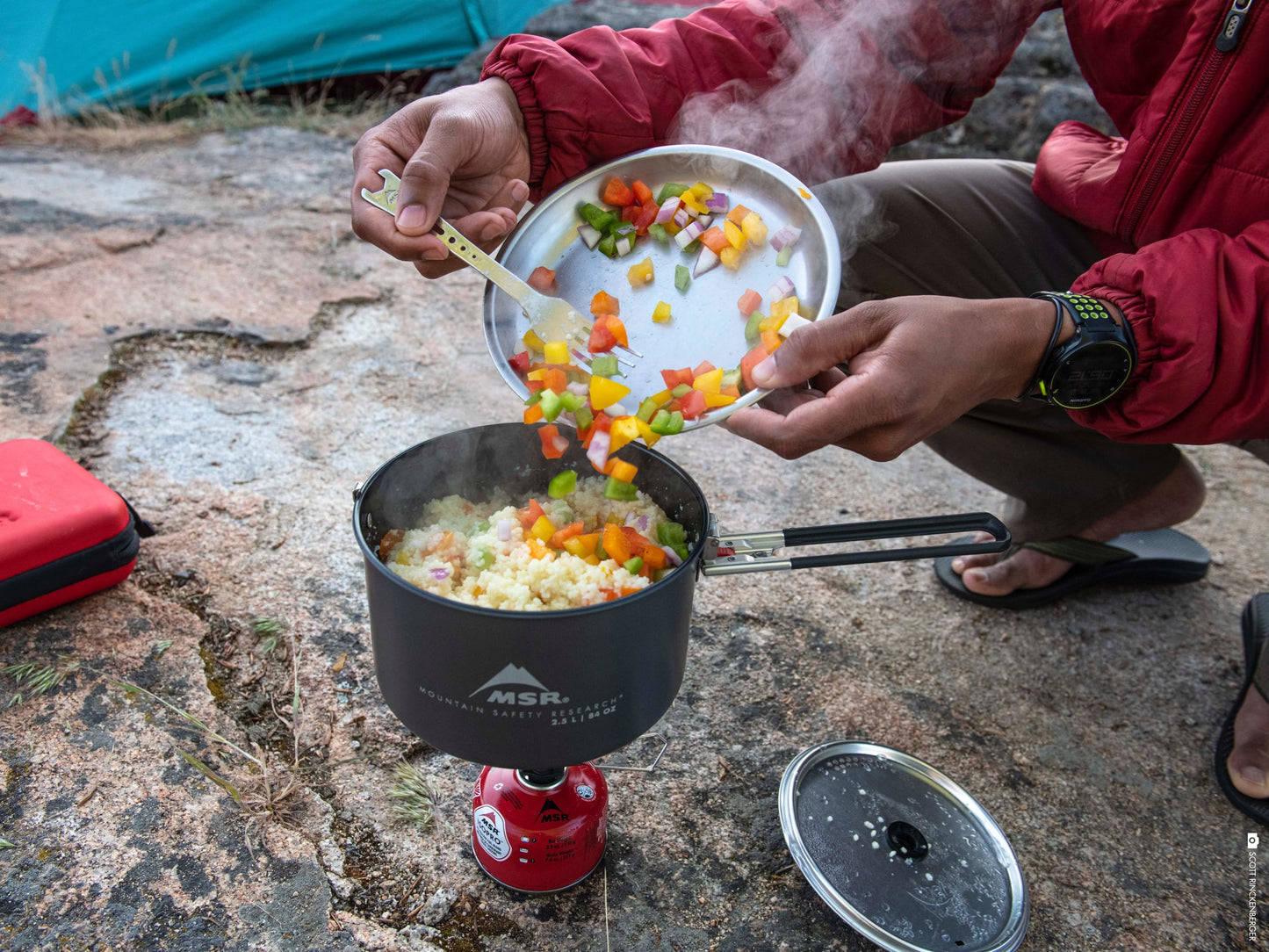 MSR Ceramic 2-Pot Aluminium Camping Pot Set