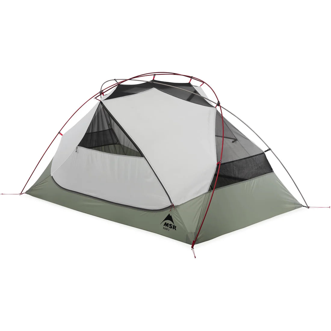 MSR Elixir 2 Lightweight Backpacking Tent - Green