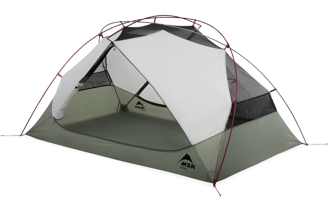 MSR Elixir 2 Lightweight Backpacking Tent - Green
