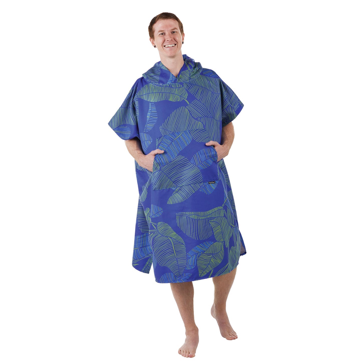 PackTowl Ultra-Absorbent Changing Poncho Towel - Botanical Print