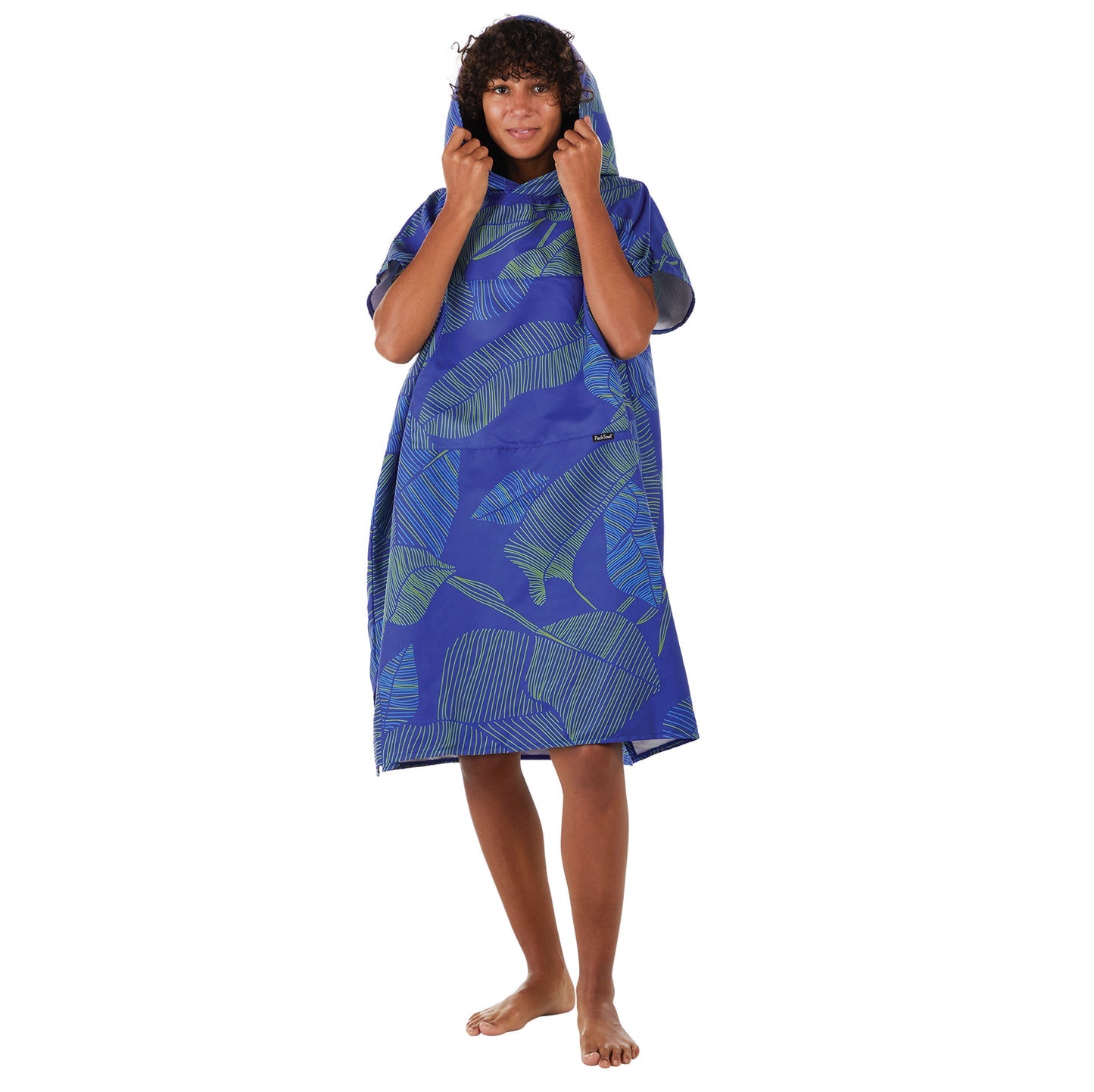 PackTowl Ultra-Absorbent Changing Poncho Towel - Botanical Print