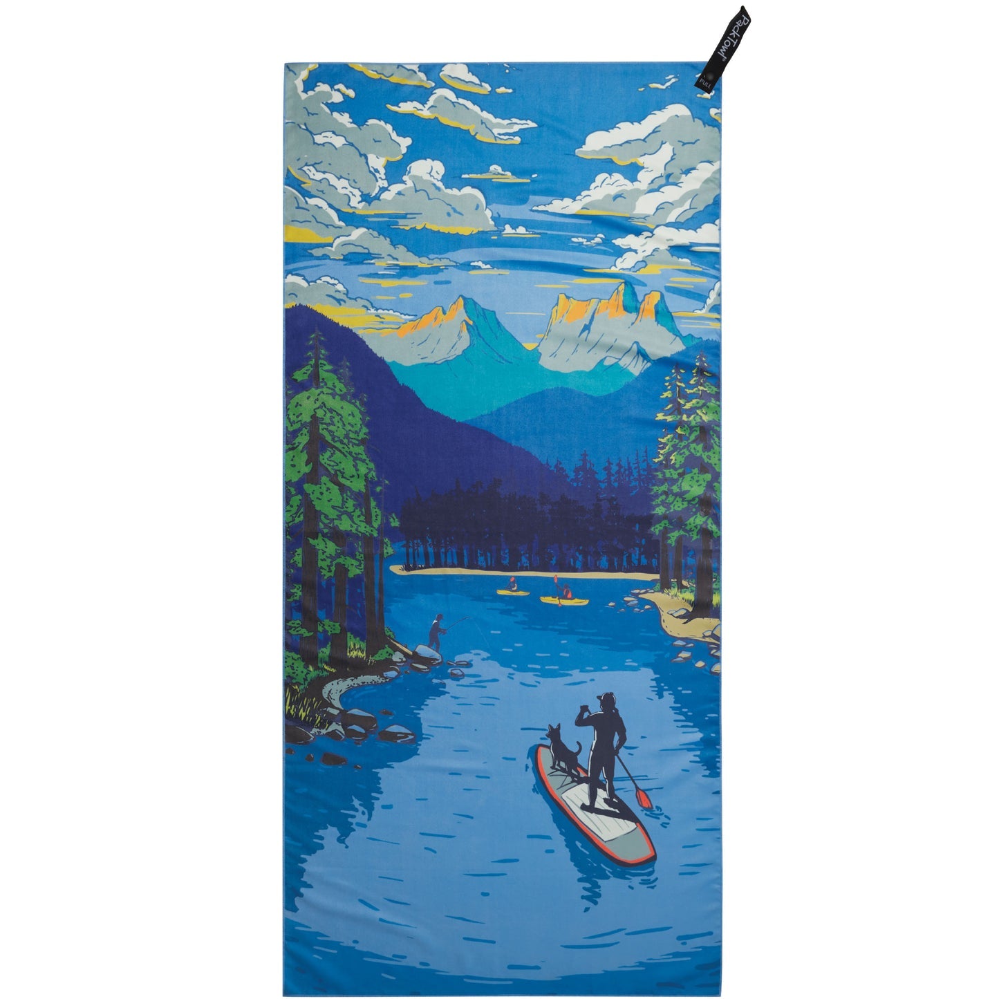 PackTowl Ultra-Absorbent Quick Drying Personal Towel - Body Daydream Print