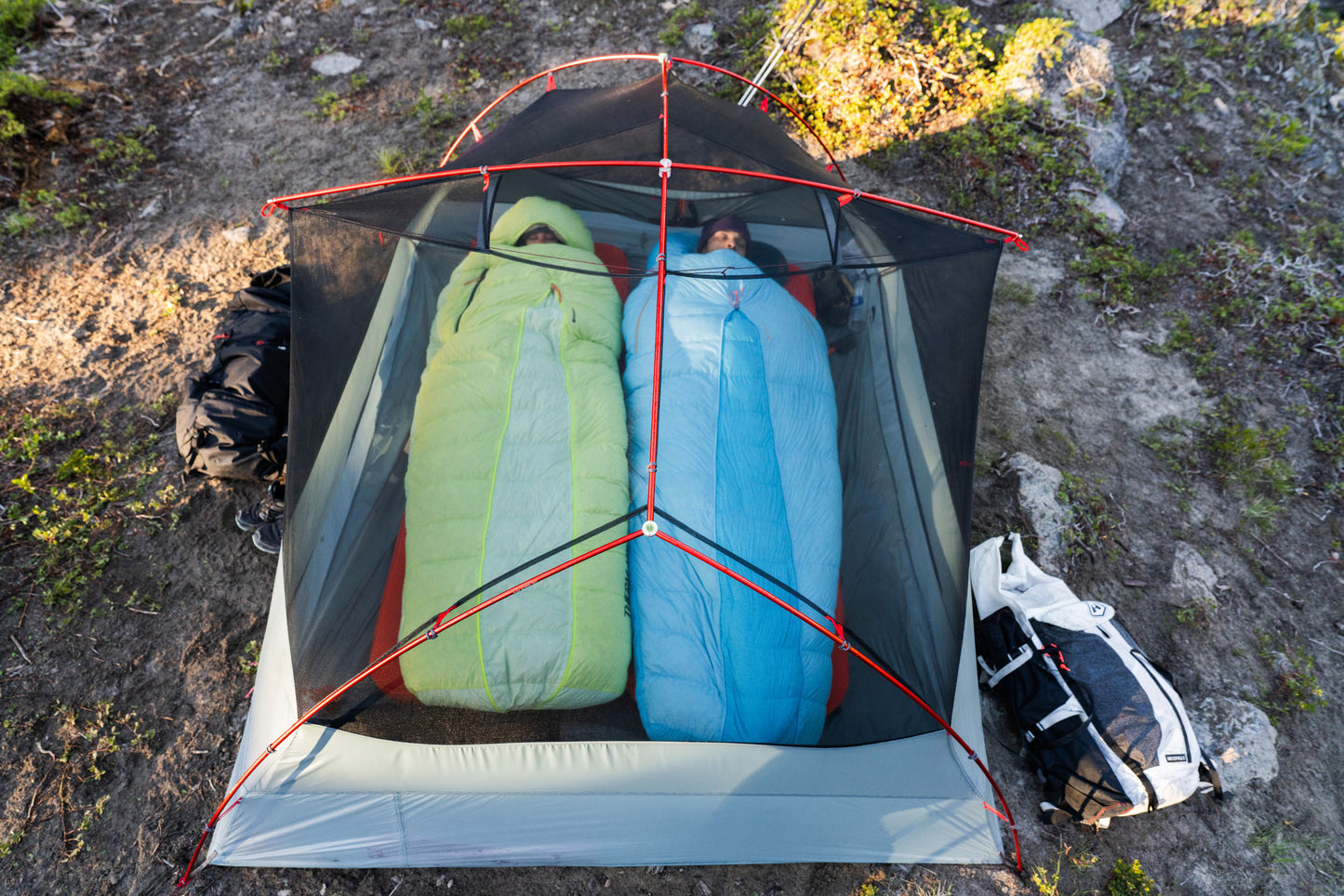 MSR Hubba Hubba™ LT 2-Person Backpacking Tent - Green