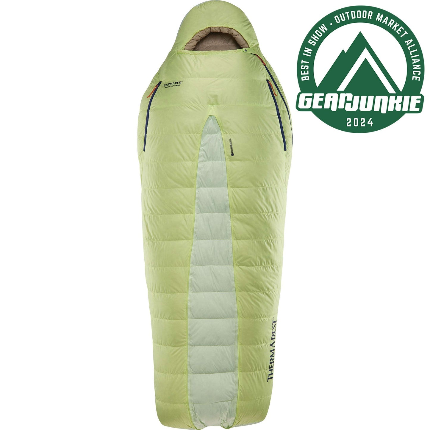 Therm-a-Rest Boost 650 32F/0C Down Sleeping Bag Regular - Meadow Green