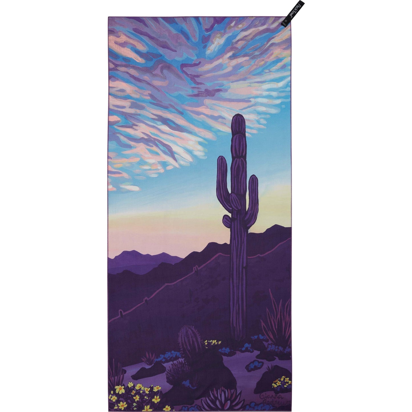 PackTowl Ultra-Absorbent Quick Drying Personal Towel - Body Desert Aire Print