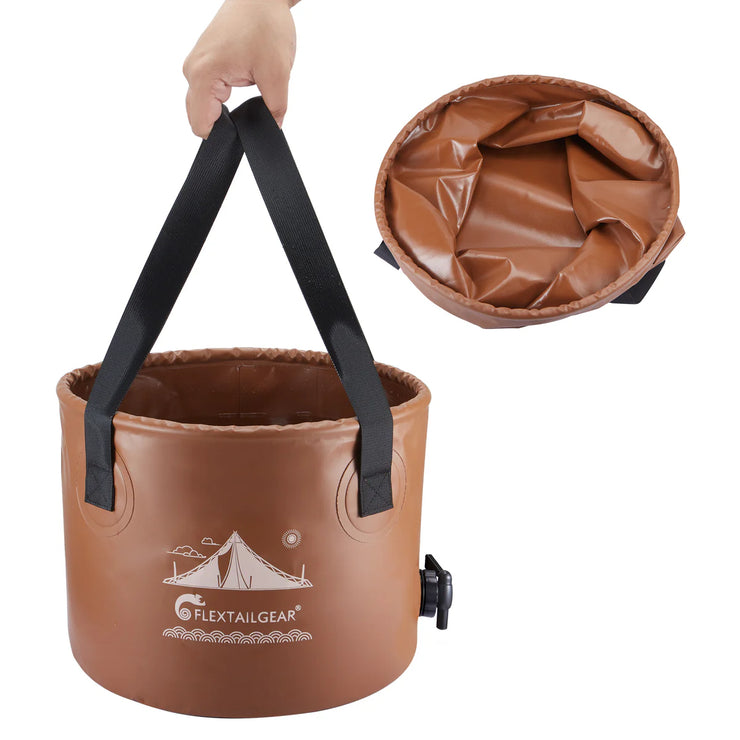 Flextail Flex Bucket - Foldable Waterproof Round Camping Bucket- 20 Litres