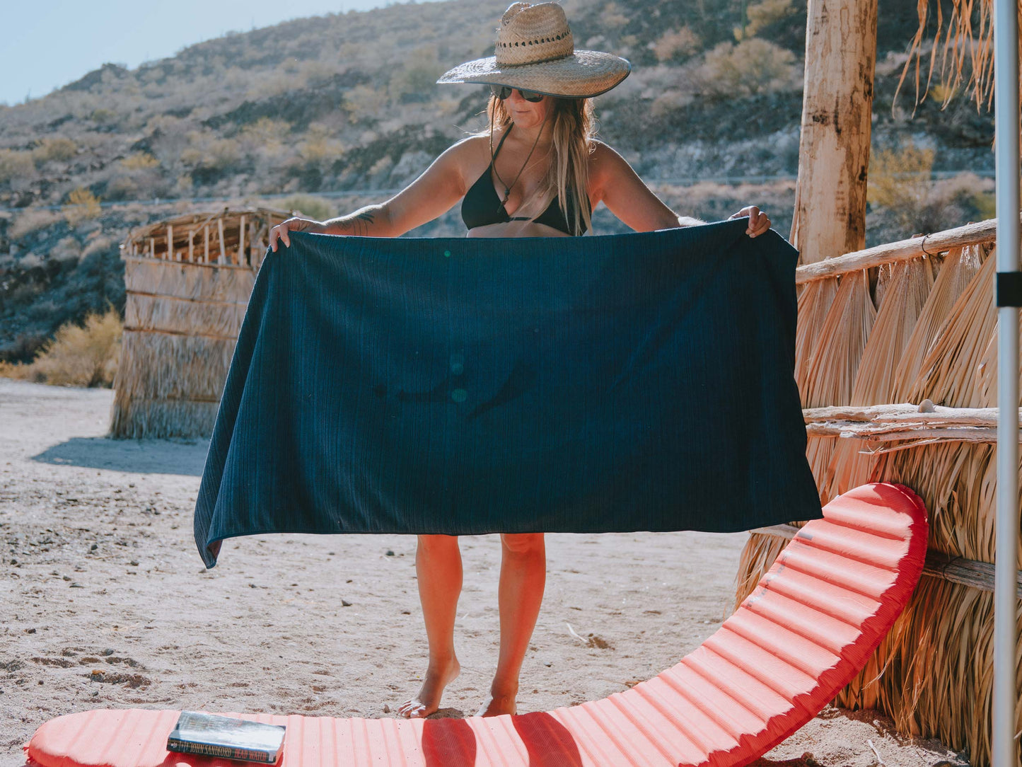 PackTowl Ultra-Absorbent Quick Drying Luxe Towel - Beach Terracotta