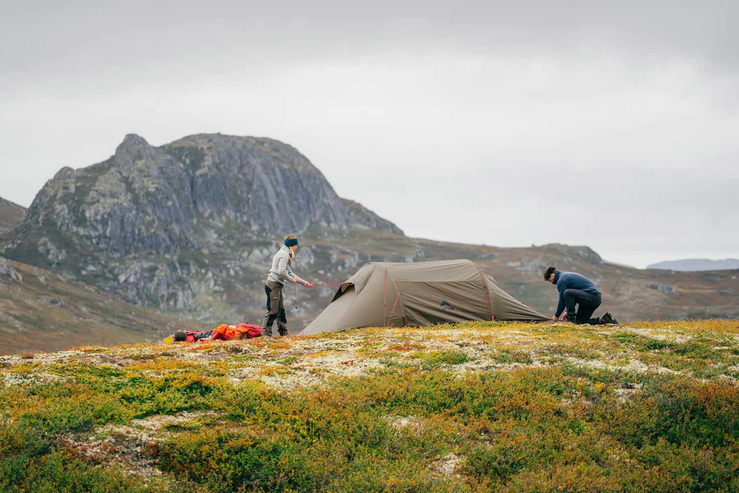 MSR Tindheim 3-Person Backpacking Tunnel Tent - Green