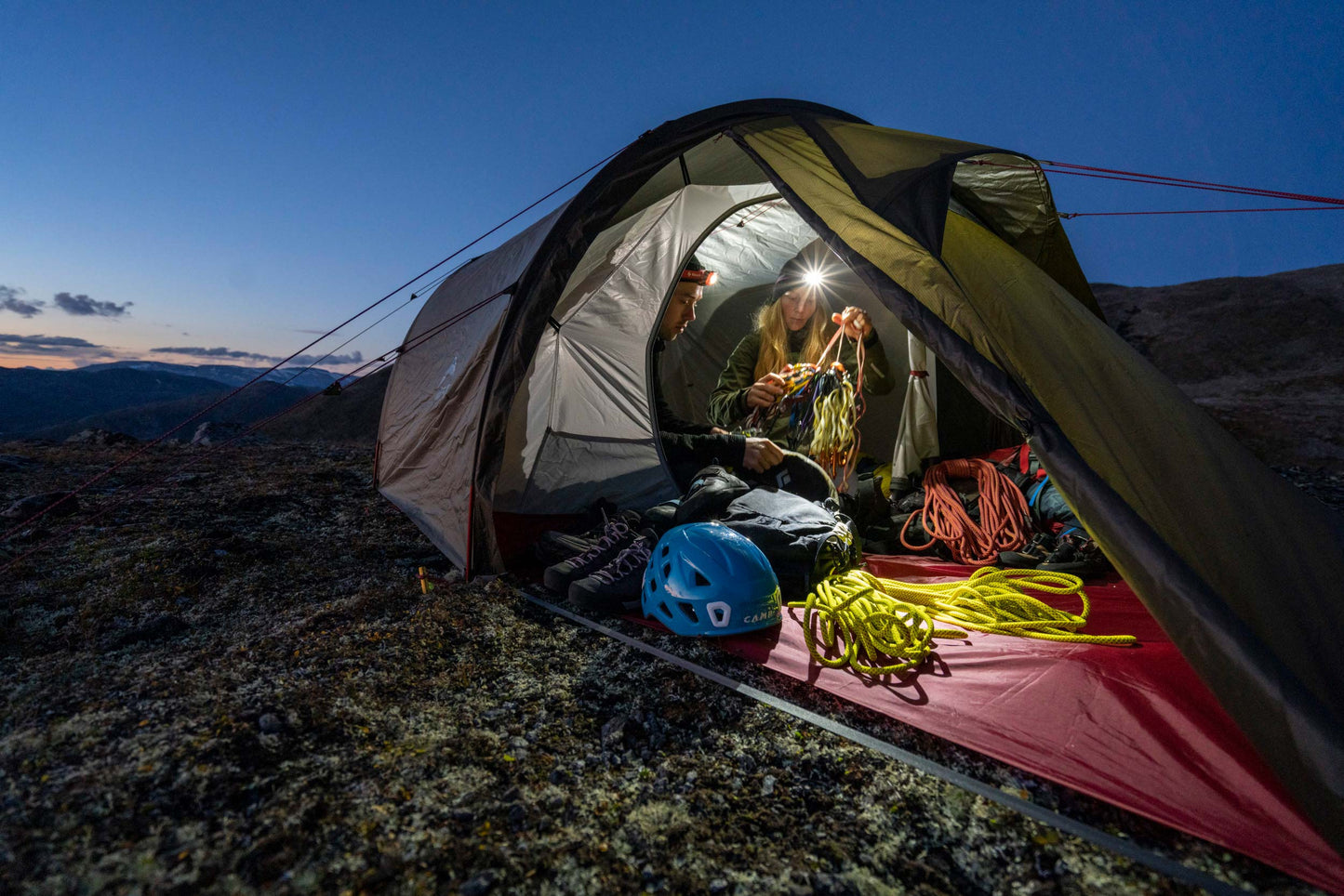 MSR Tindheim 3-Person Backpacking Tunnel Tent - Green