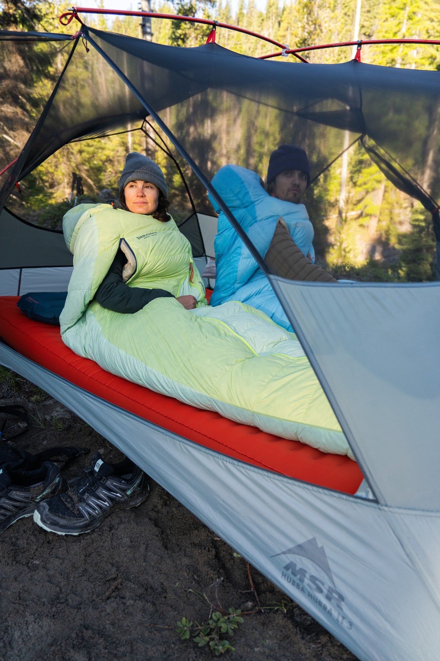 Therm-a-Rest Boost 650 32F/0C Down Sleeping Bag Regular - Meadow Green