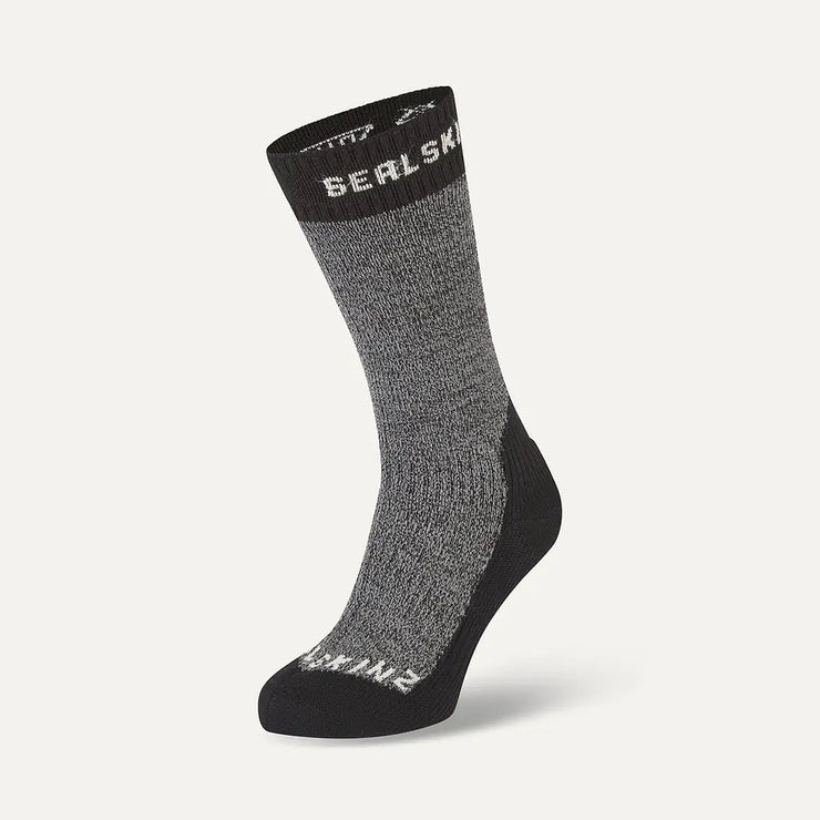 Sealskinz Stanfield Waterproof Extreme Cold Weather Mid Length Sock - Grey/Marl