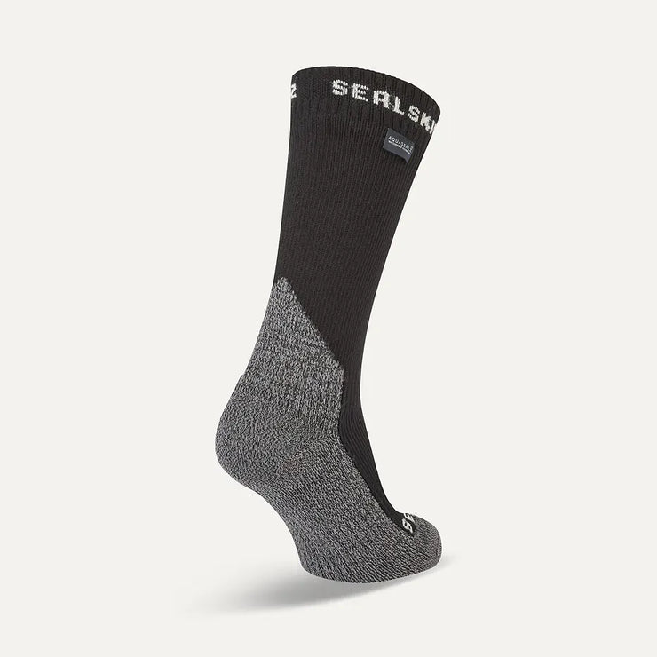 Sealskinz Stanfield Waterproof Extreme Cold Weather Mid Length Sock - Black