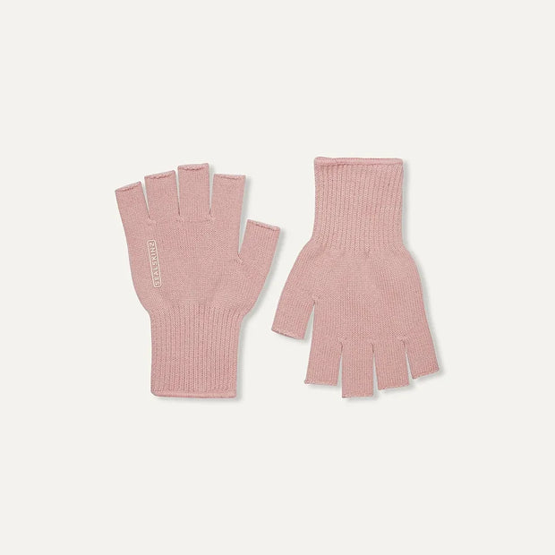 Sealskinz Thornham Merino Fingerless Glove - Pink One Size