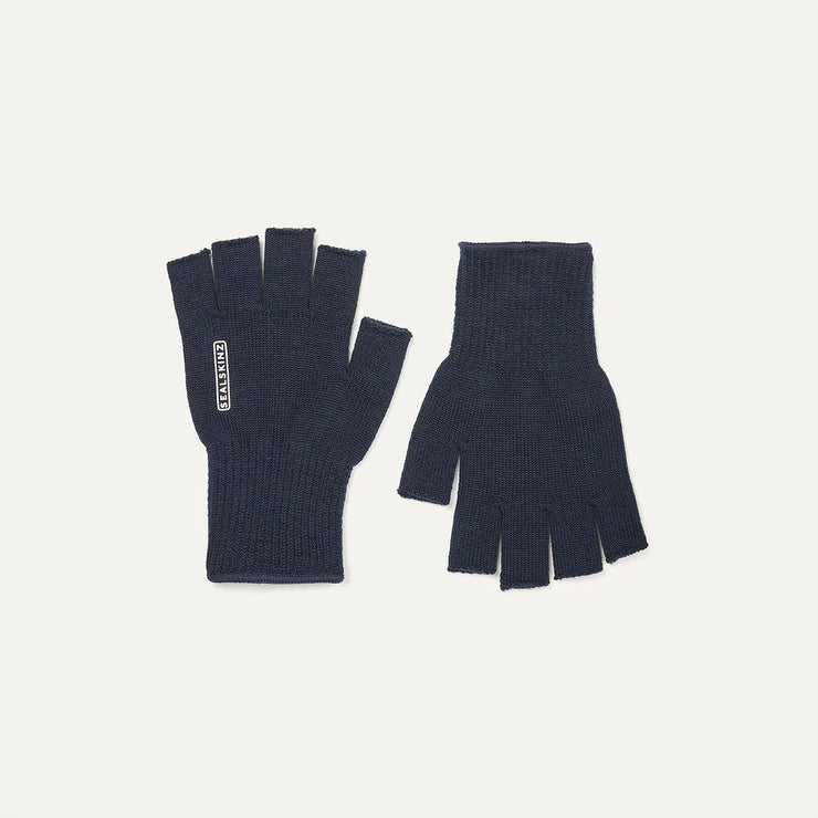Sealskinz Thornham Merino Fingerless Glove - Navy One Size