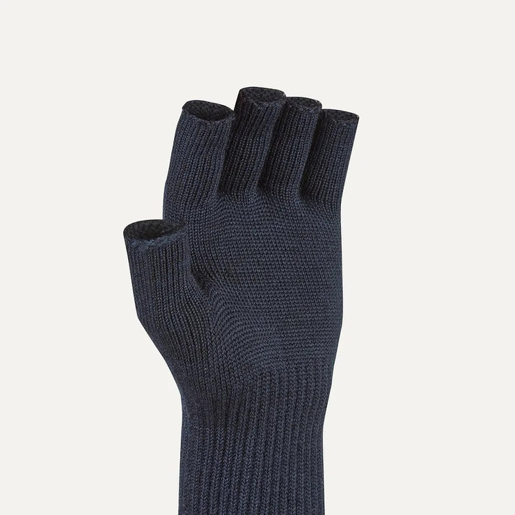 Sealskinz Thornham Merino Fingerless Glove - Navy One Size