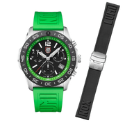 Luminox Pacific Diver Chronograph 44 mm Diver Watch Black-Green Dial - Set