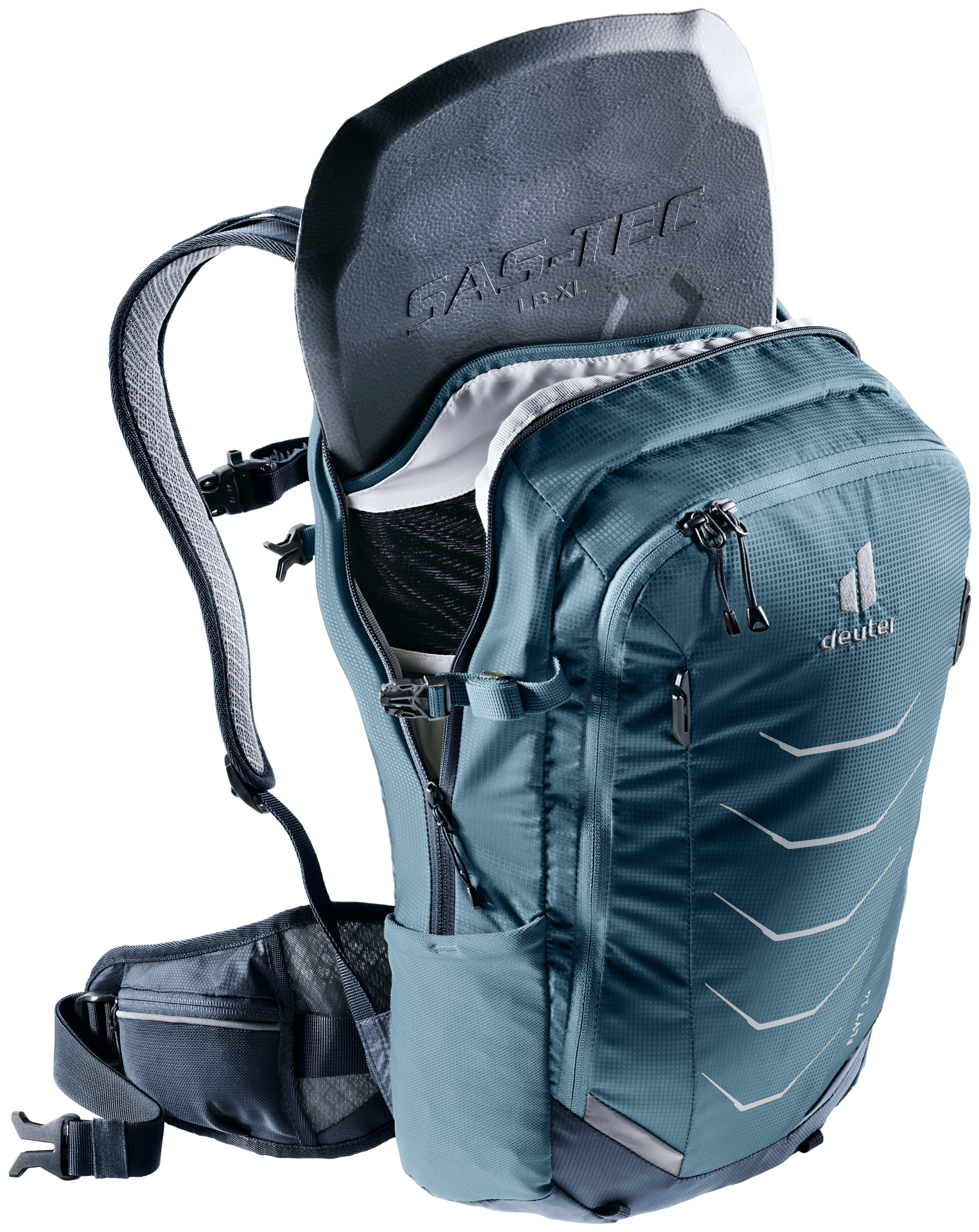 Deuter Flyt 14 Litre Back Protector Bike Backpack - Atlantic Ink