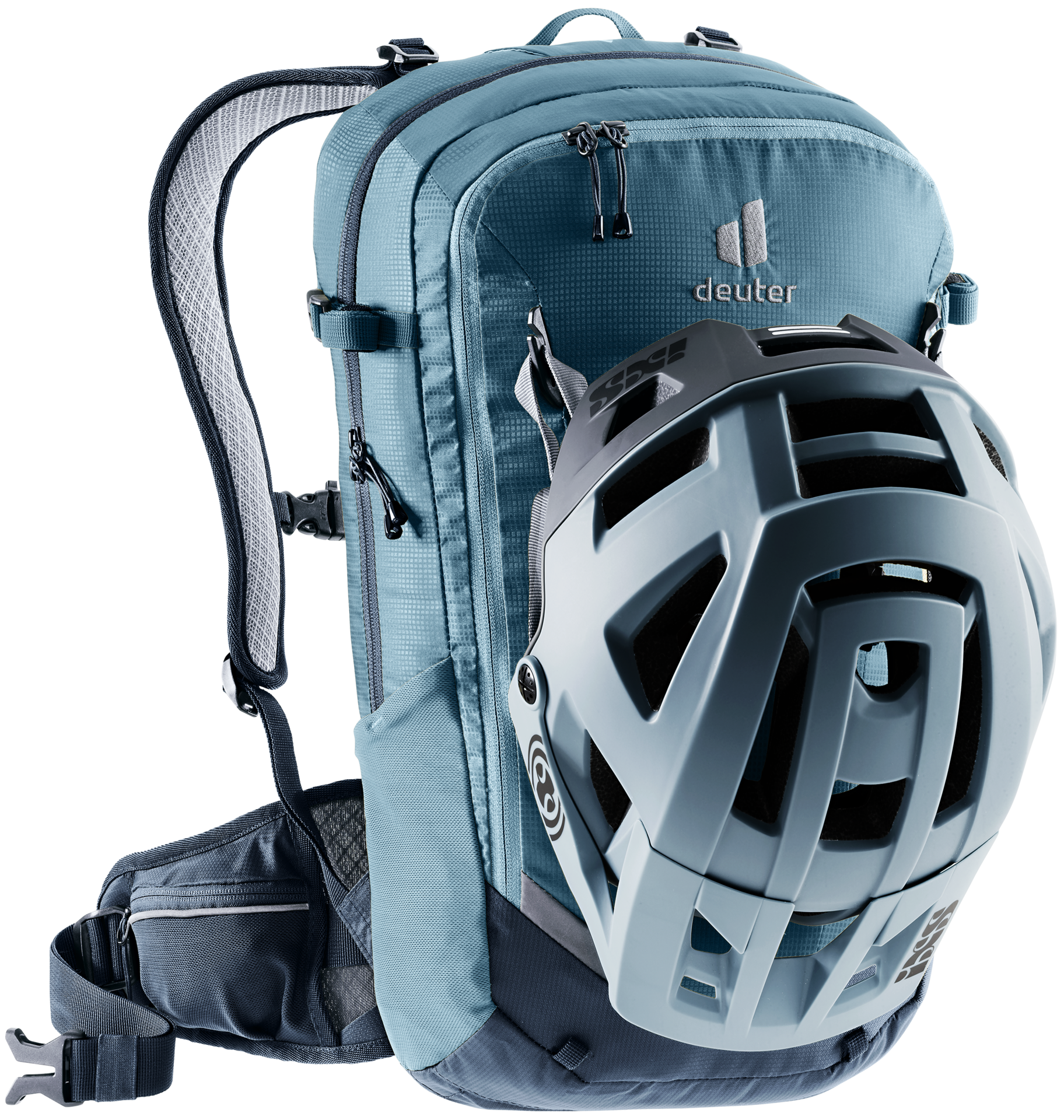 Deuter Flyt 14 Litre Back Protector Bike Backpack - Atlantic Ink