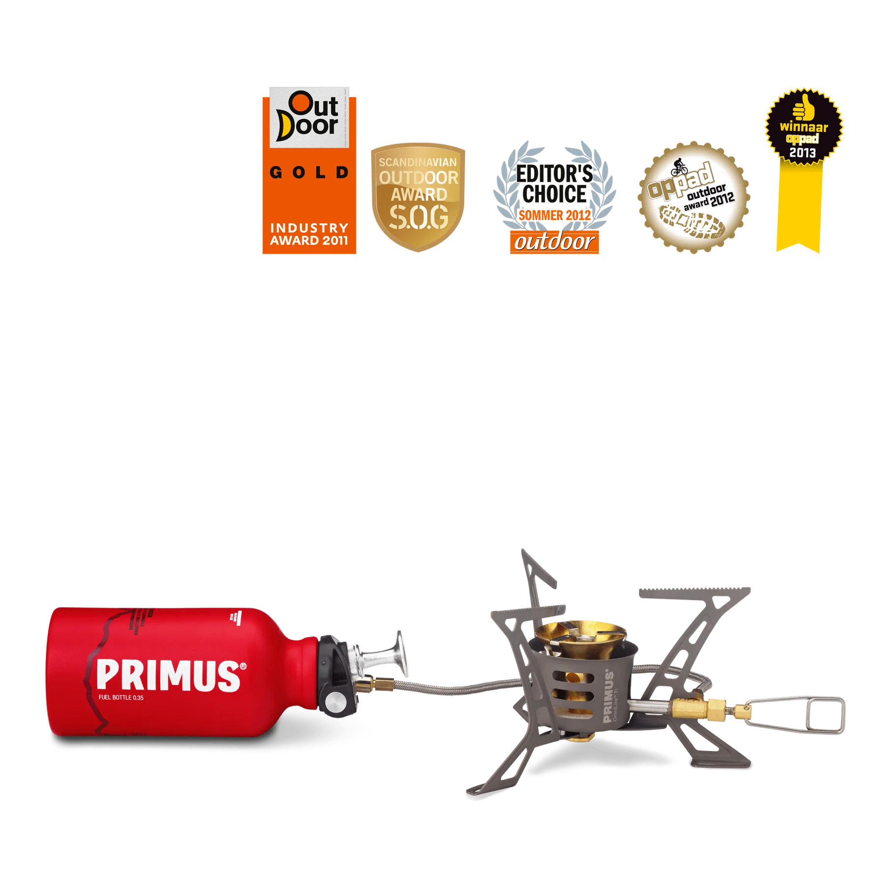 Primus Omnilite TI including Fuel Bottle and Pouch